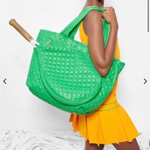 New in bag MZ Wallace Tennis Large Metro Tote Deluxe in Grass.